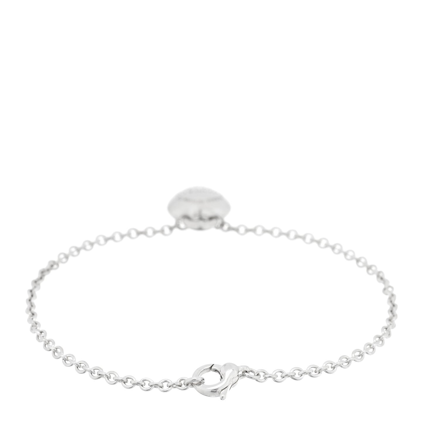 Sterling Silver Return To Tiffany Full Heart Chain Bracelet