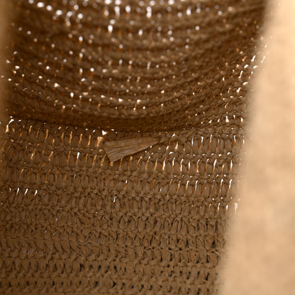 Saint Laurent Raffia Monogram Hobo Naturale 9 of 10