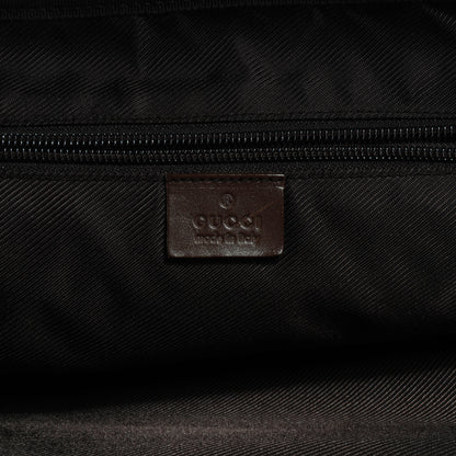 Gucci Monogram GG Flight Crossbody Bag Brown 6 of 7