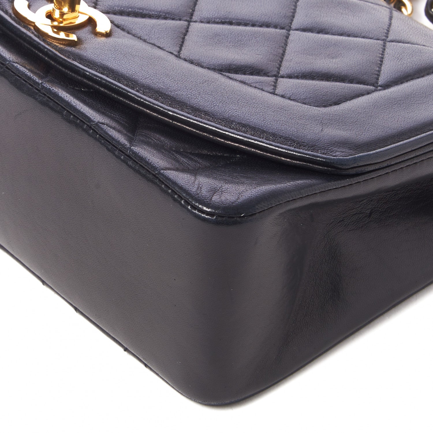 Chanel Lambskin Quilted Small Single Flap Black 5 of 10