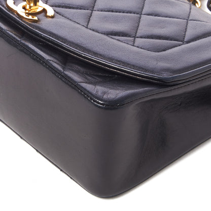 Chanel Lambskin Quilted Small Single Flap Black 5 of 10