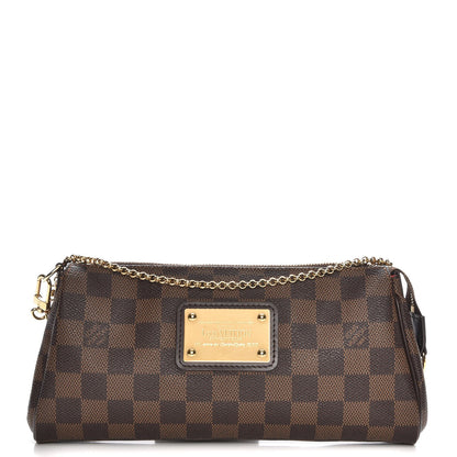 Louis Vuitton Damier Ebene Eva Clutch 1 of 7
