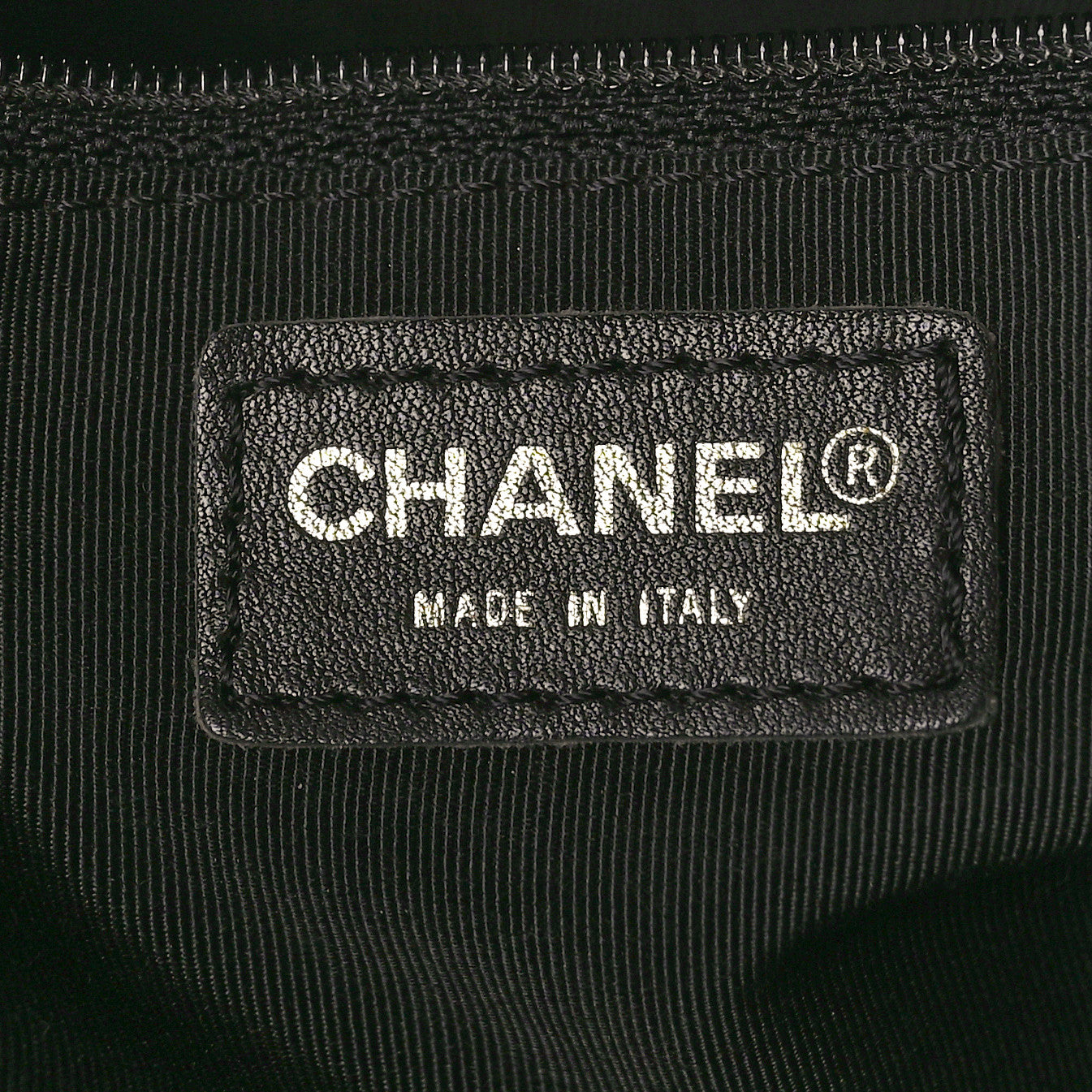 Chanel Lambskin Quilted Chocolate Bar Large Tote Black 6 of 17