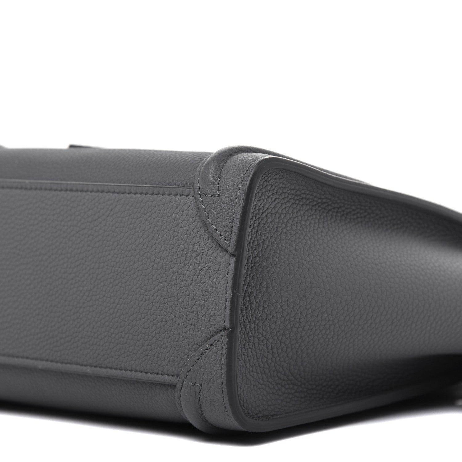 Celine Baby Drummed Calfskin Nano Luggage Kohl 9 of 9