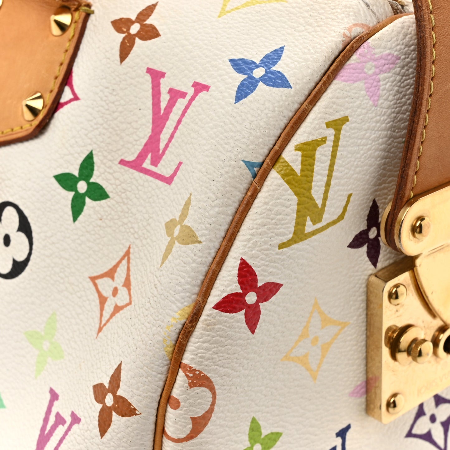 Monogram Multicolor Speedy 30 White