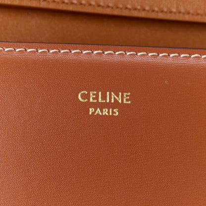 Celine Shiny Calfskin Triomphe Margo Wallet on Chain Gold 7 of 10