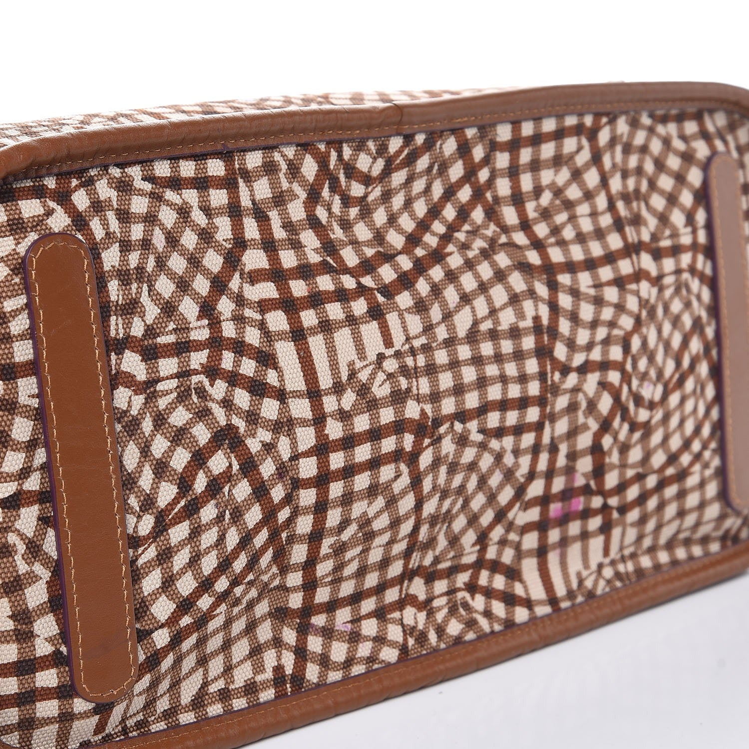 MCM Visetos Medium Liz Reversible Shopper Tote Cognac 15 of 15