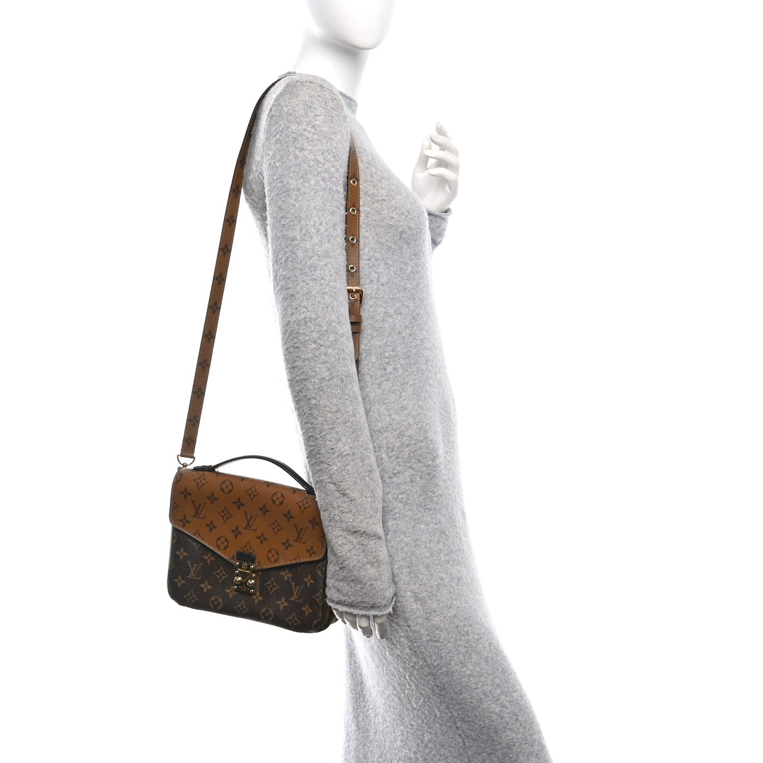 Louis Vuitton Reverse Monogram Pochette Metis 2 of 13