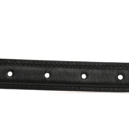 Gucci Ciny Lux Calfskin Blondie 20mm Belt 95 38 Black 3 of 8