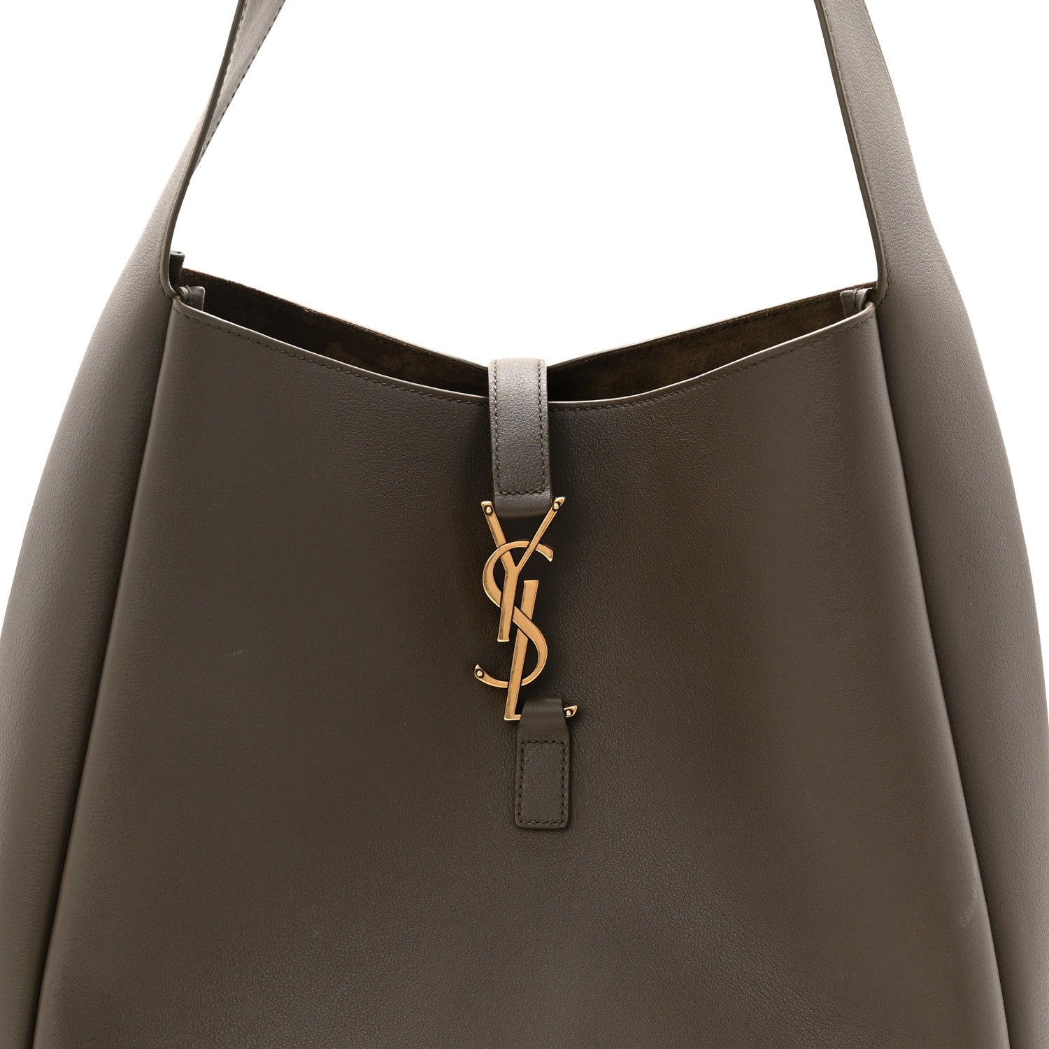 Saint Laurent Smooth Calfskin Large Le 5 A 7 Soft Hobo Light Musk 8 of 10
