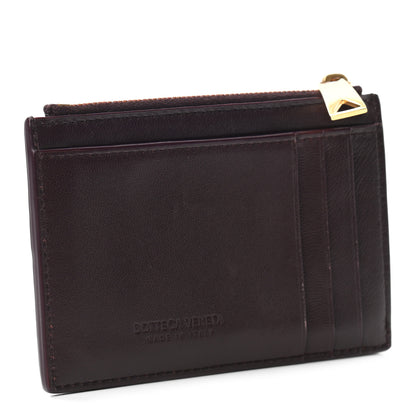 Bottega Veneta Nappa Maxi Intrecciato Card Holder Grape 3 of 6