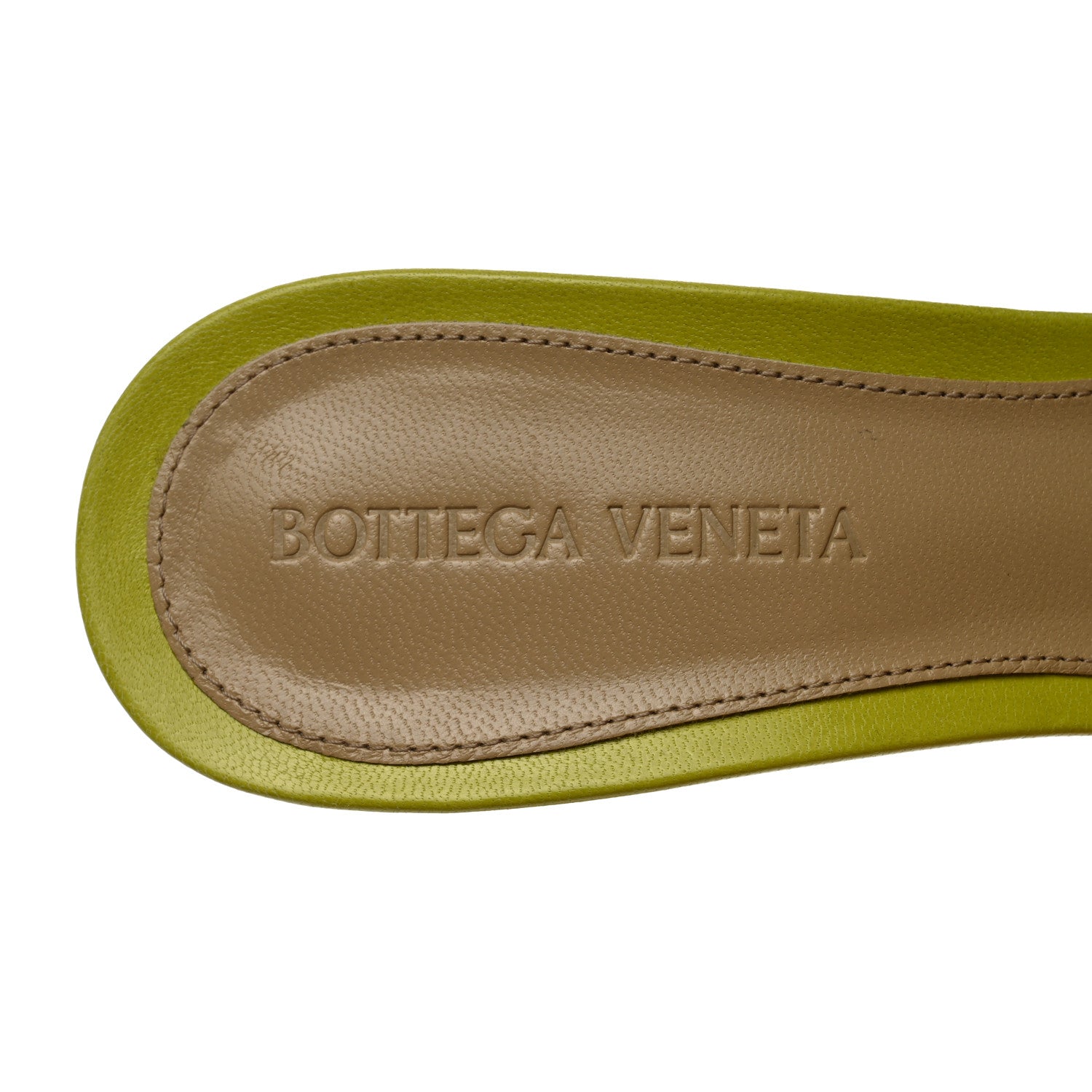 Bottega Veneta Lambskin Stretch Wedge 90mm Sandals 37 Kiwi 7 of 10
