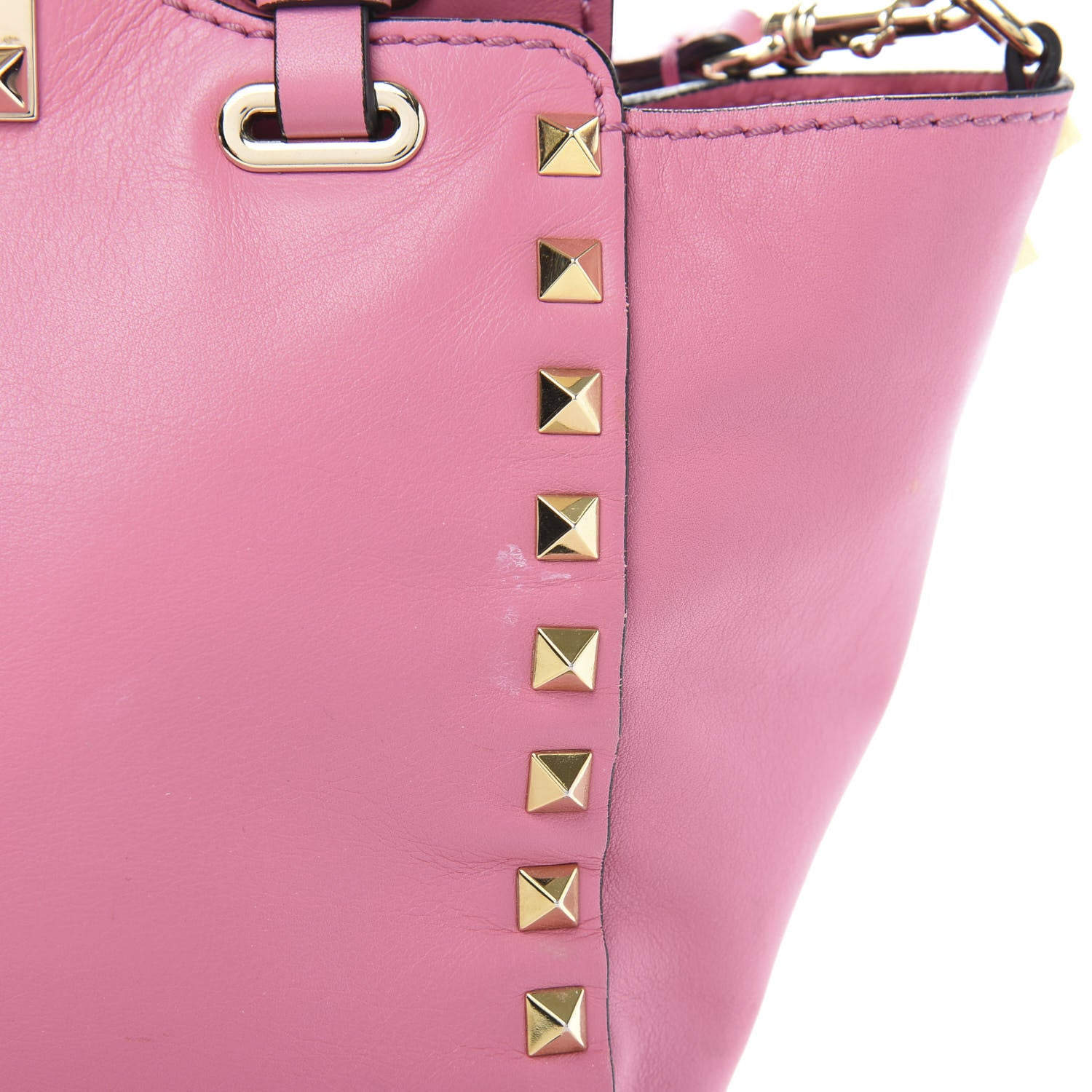 Valentino Garavani Vitello Mini Rockstud Tote Ninphea 14 of 16