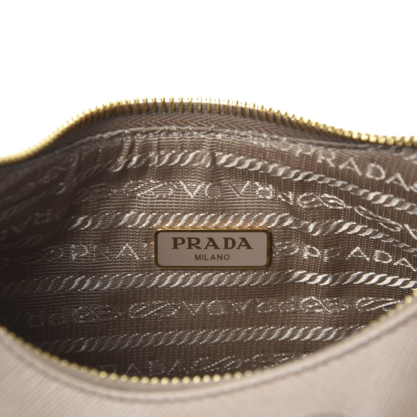 Saffiano Lux Re-Edition 2005 Shoulder Bag Cammeo