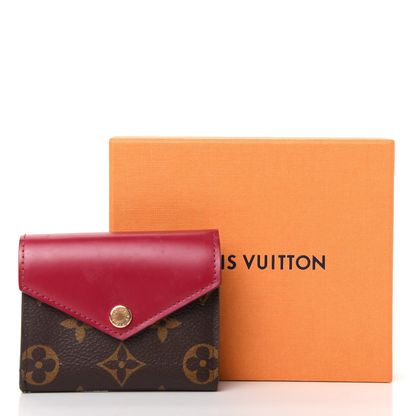 Monogram Zoe Wallet Fuchsia