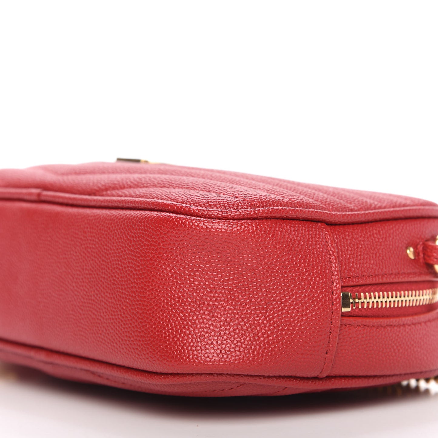 Grain De Poudre Matelasse Monogram Mini Lou Camera Bag Eros Red