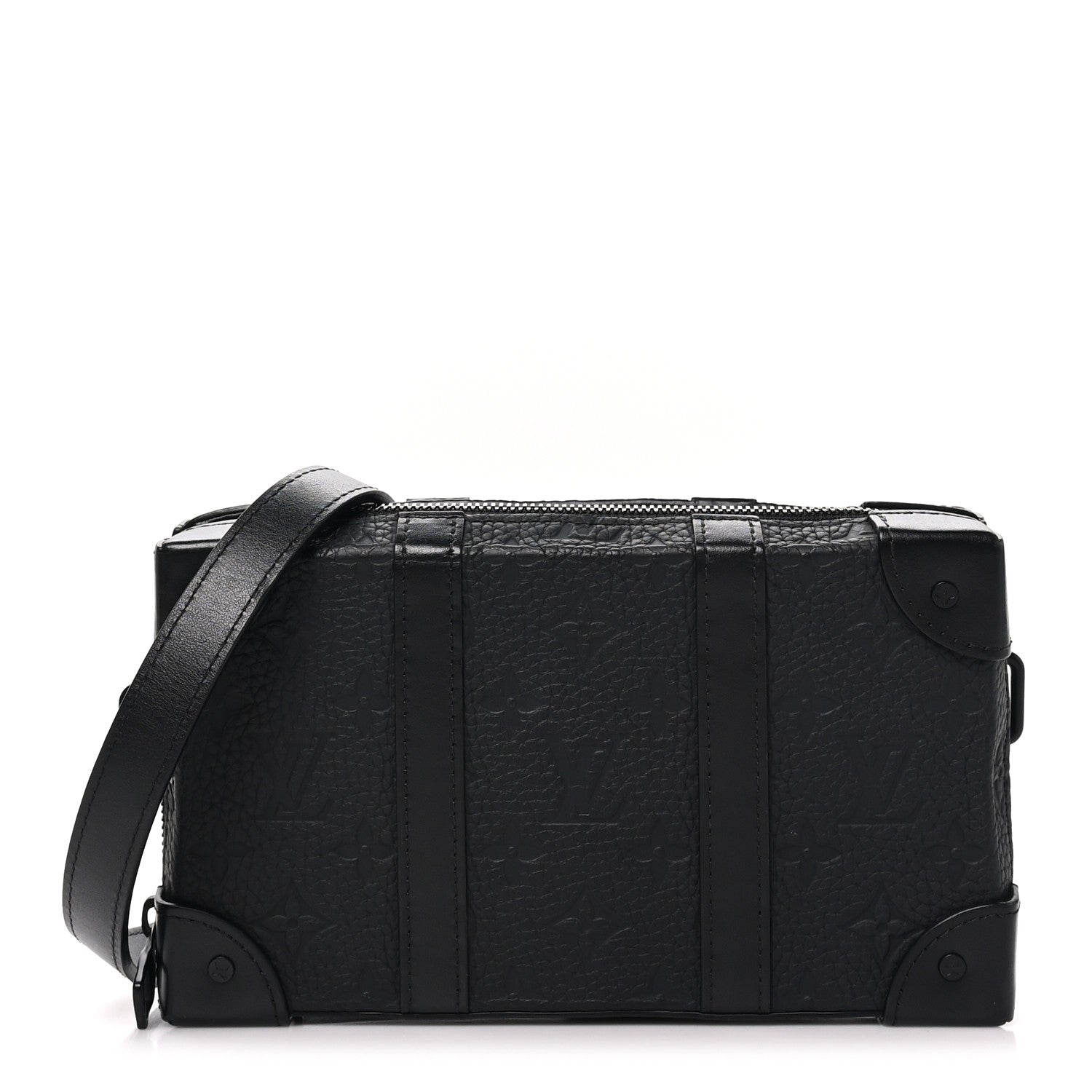 Louis Vuitton Taurillon Monogram Soft Trunk Wallet Black 1 of 8