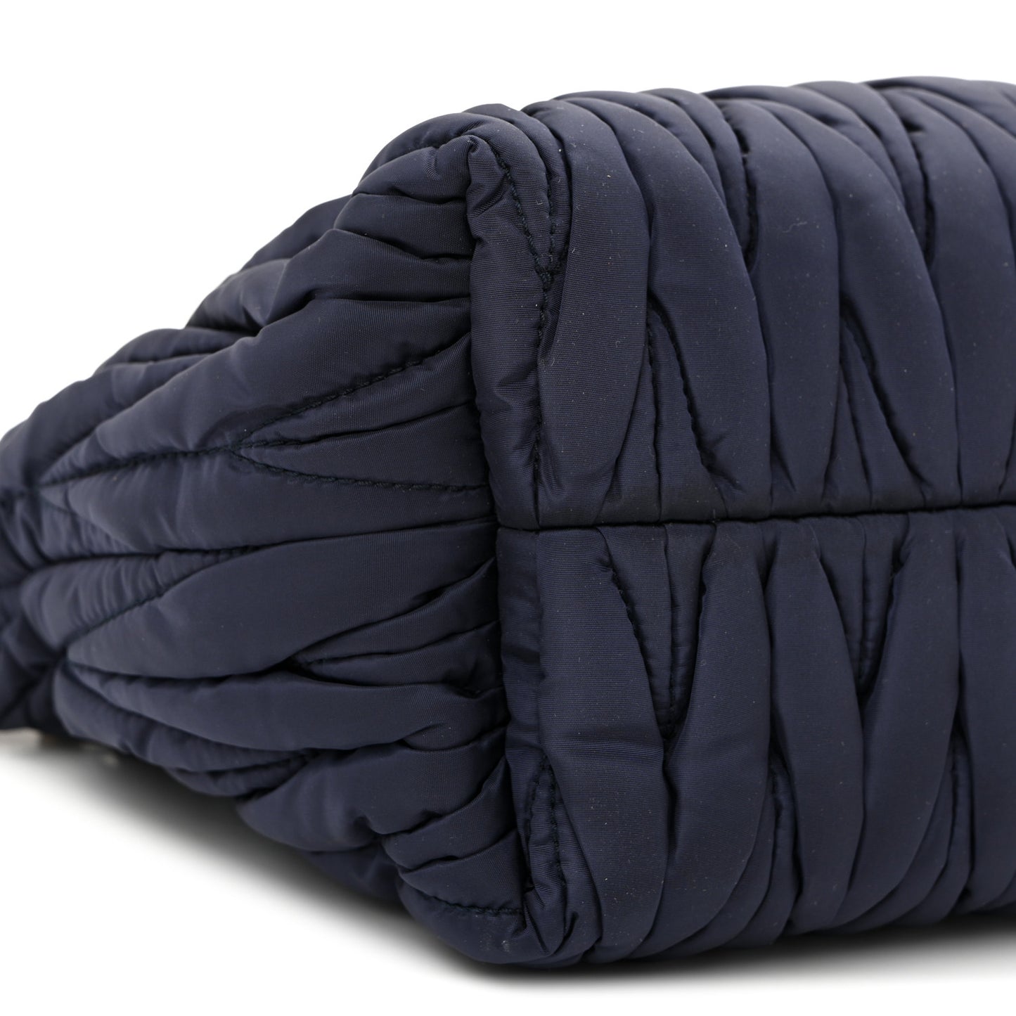Tessuto Nylon Matelasse Pouch Baltico