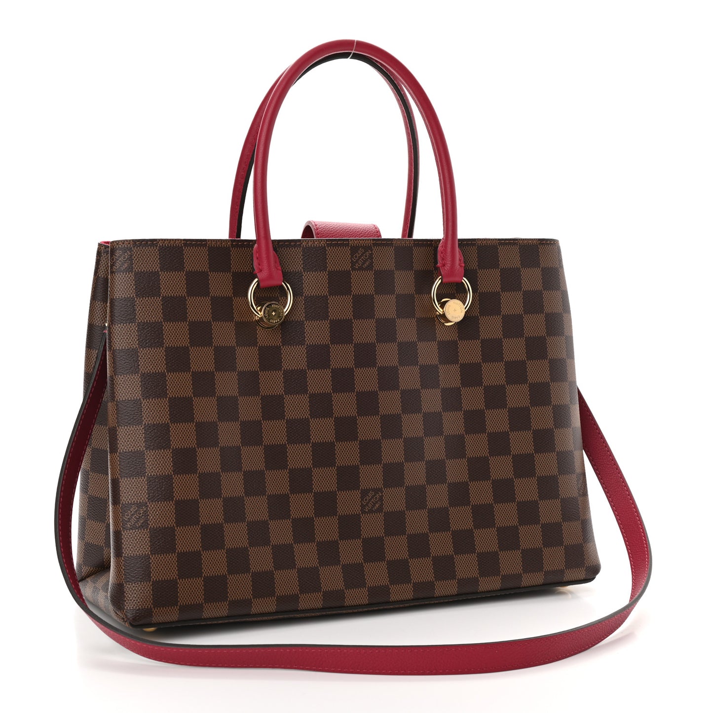 Damier Ebene LV Riverside Lie De Vin