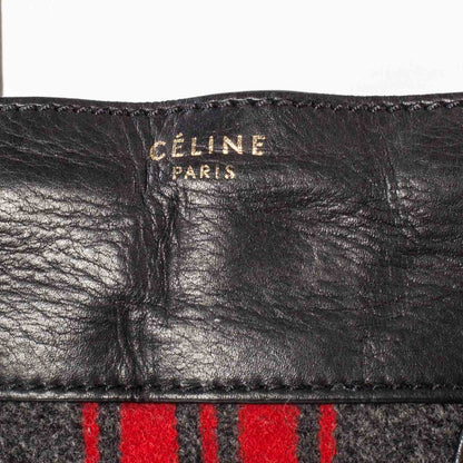 Celine Wool Racer Stripe Medium Luggage 6 of 15