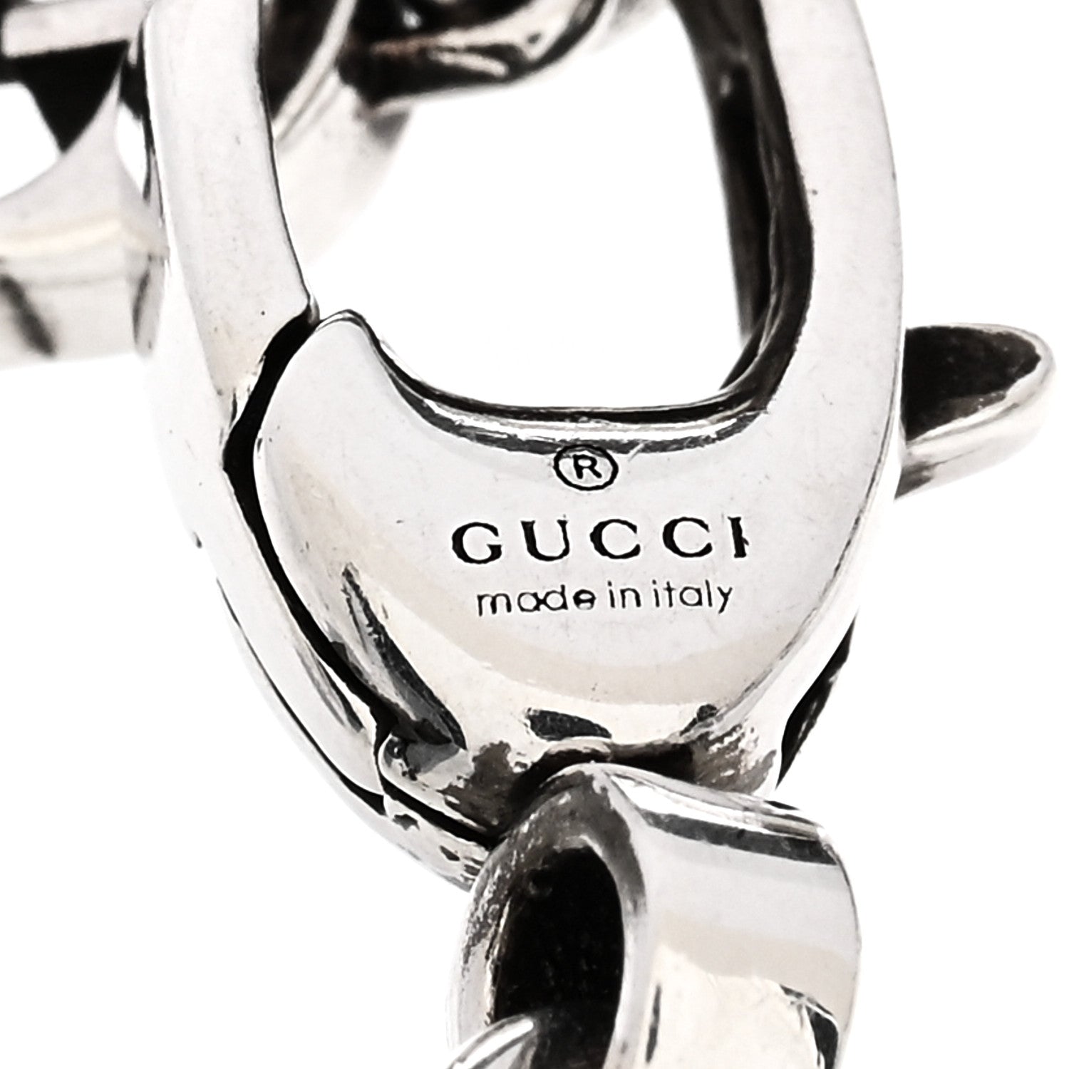 Gucci Sterling Silver Double G Key Bracelet 3 of 3