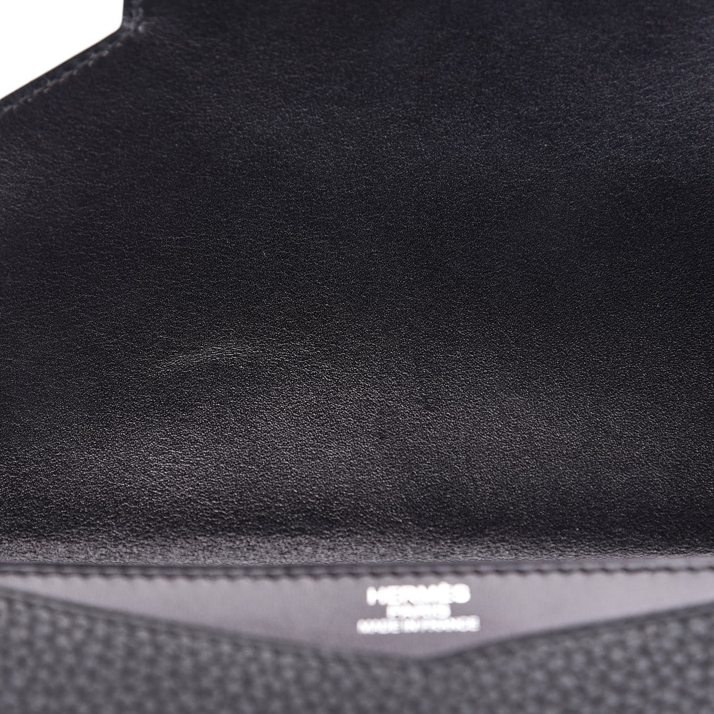 Box Taurillon Clemence Faco Clutch Black