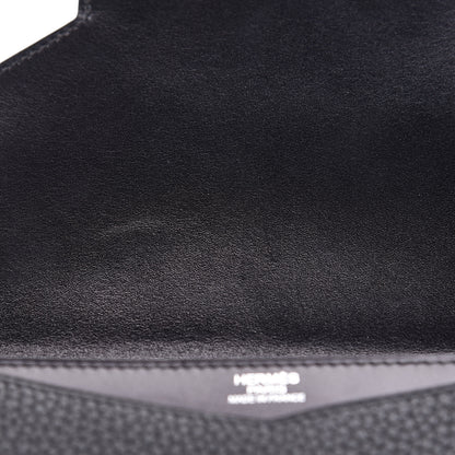 Hermes Box Taurillon Clemence Faco Clutch Black 10 of 13
