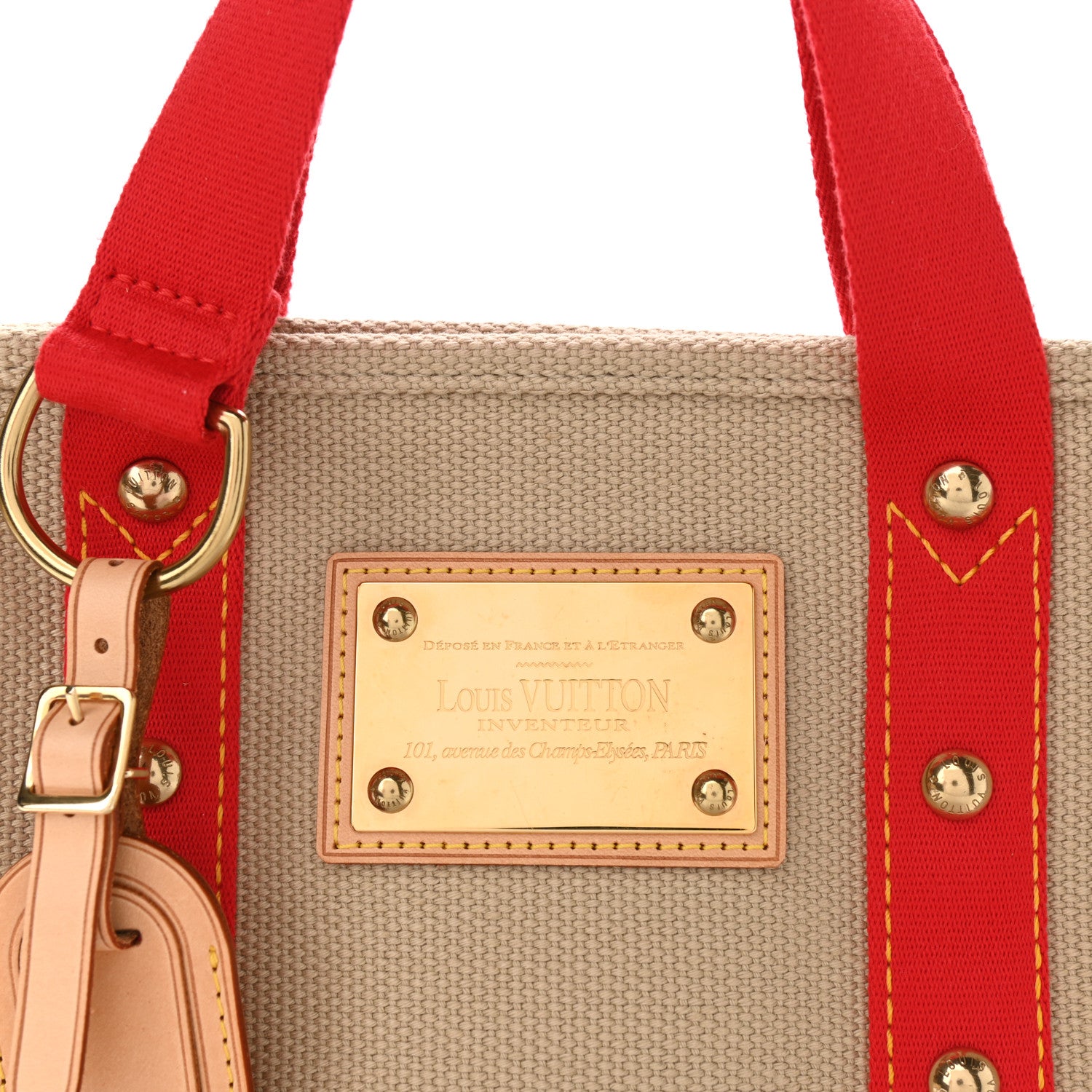 Louis Vuitton Toile Antigua Cabas PM Beige 7 of 10