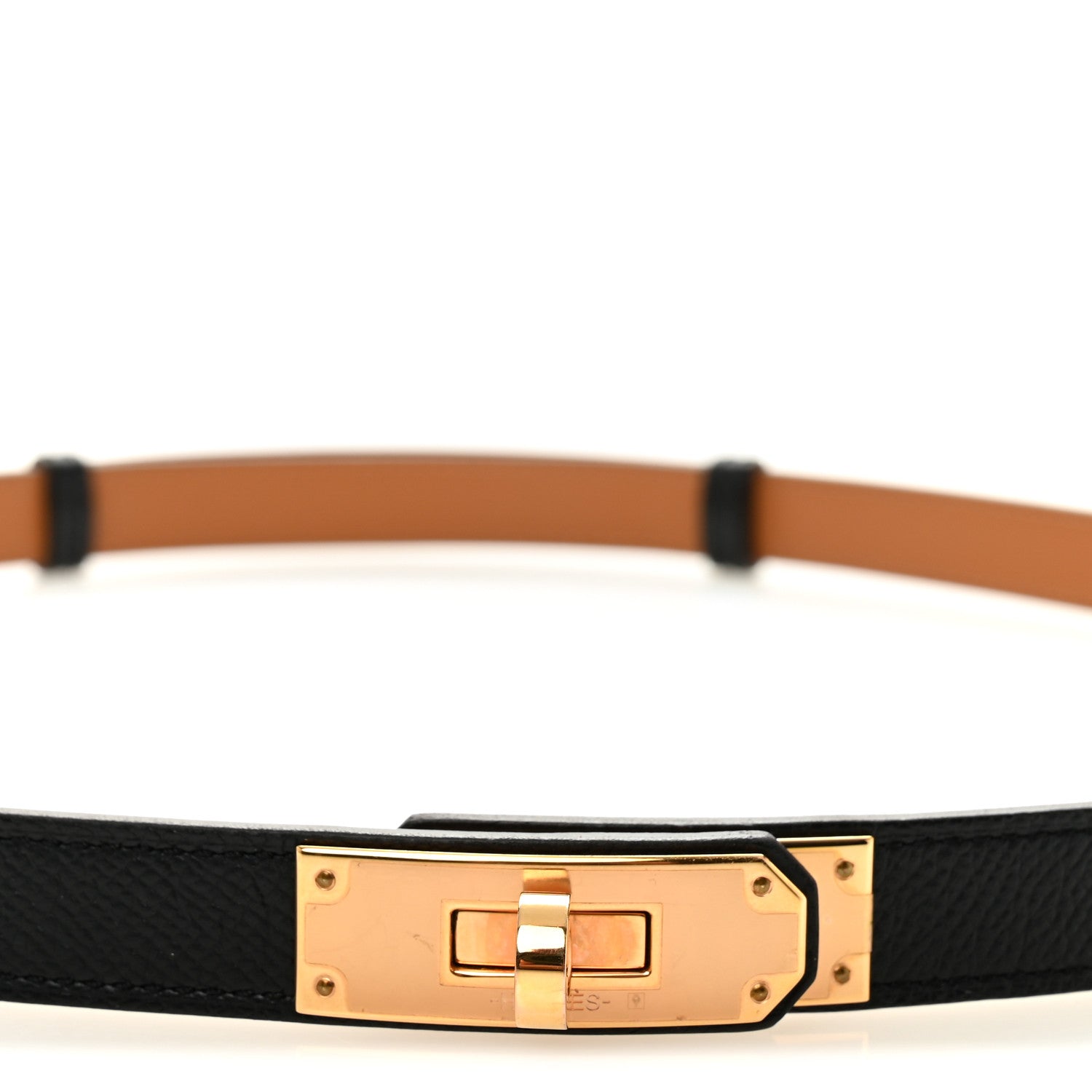 Hermes Epsom Kelly Belt Black 3 of 5