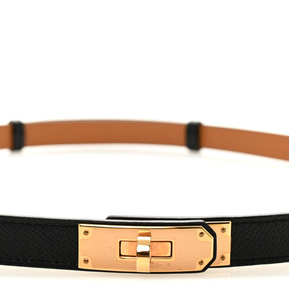 Hermes Epsom Kelly Belt Black 3 of 5