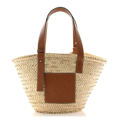 Loewe Raffia Basket Tote Bag Natural Tan 1 of 10