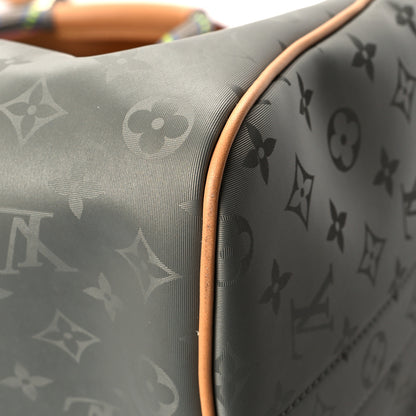 Louis Vuitton Monogram Titanium Keepall Bandouliere 50 10 of 10