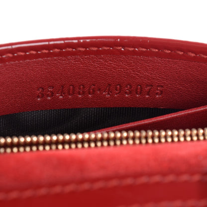 Gucci Patent Microguccissima Mini Nice Wallet Rose Bed 7 of 7