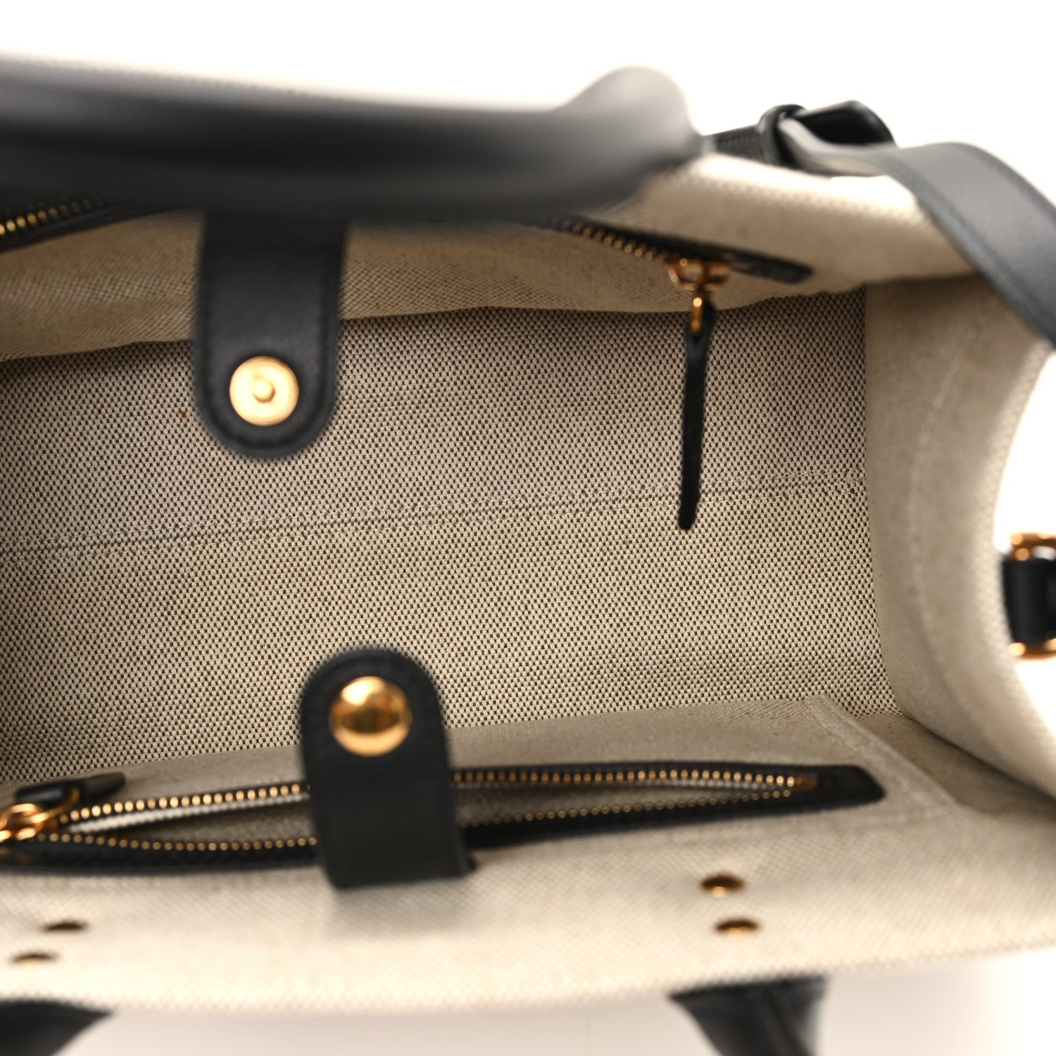 Versace Canvas Calfskin La Medusa Tote Bag Beige 5 of 10