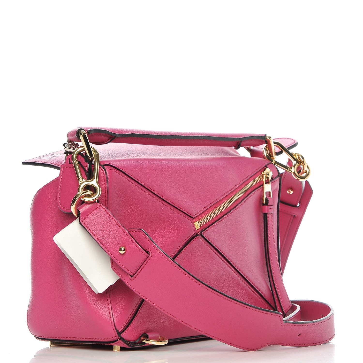 Loewe Calfskin Small Puzzle Bag Fuchsia 3 of 7