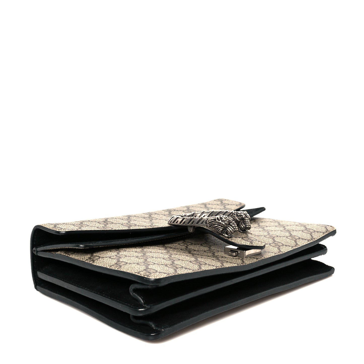 GG Supreme Monogram Small Dionysus Shoulder Bag Black