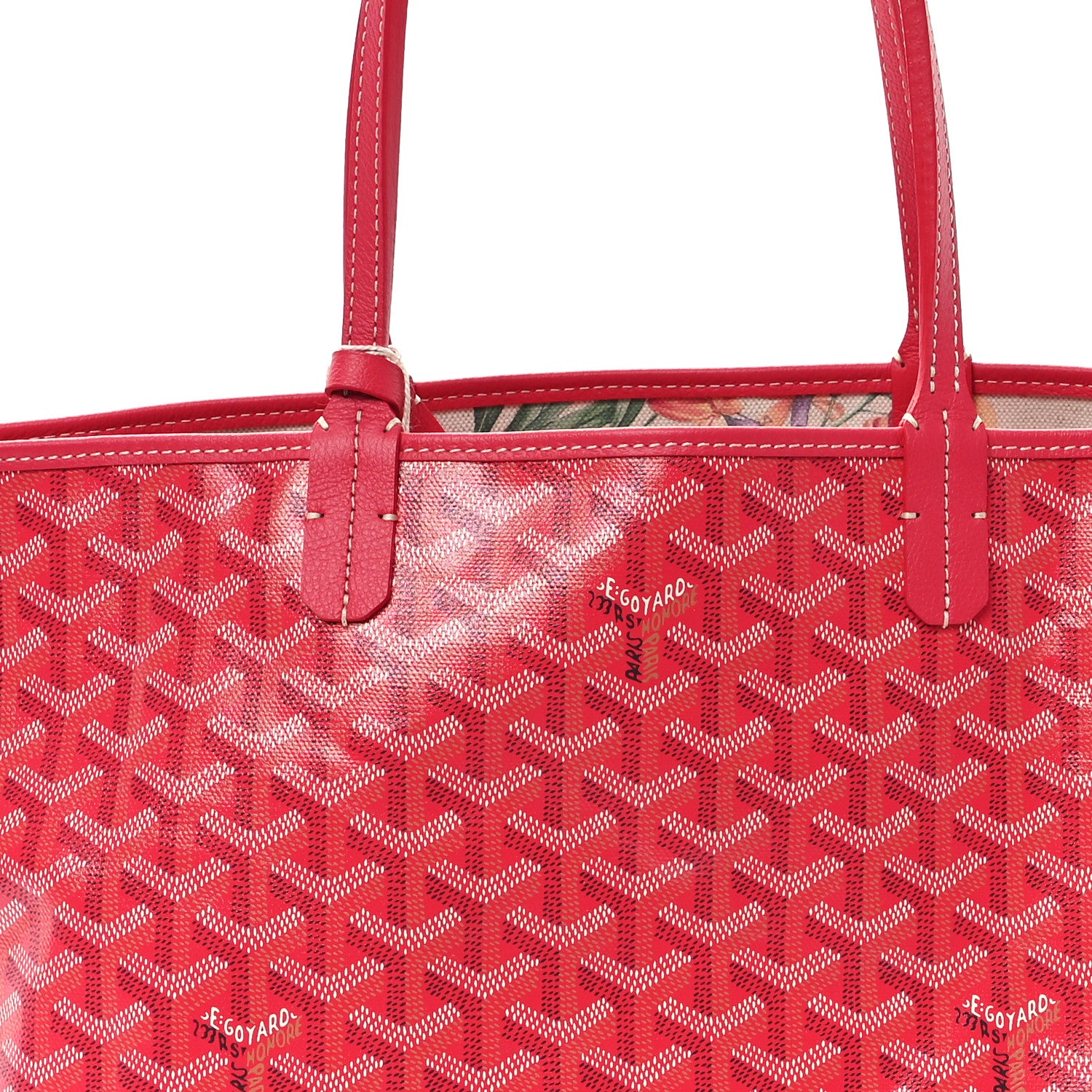 Goyard Goyardine Le Jardin Saint Louis PM Fuchsia 9 of 11