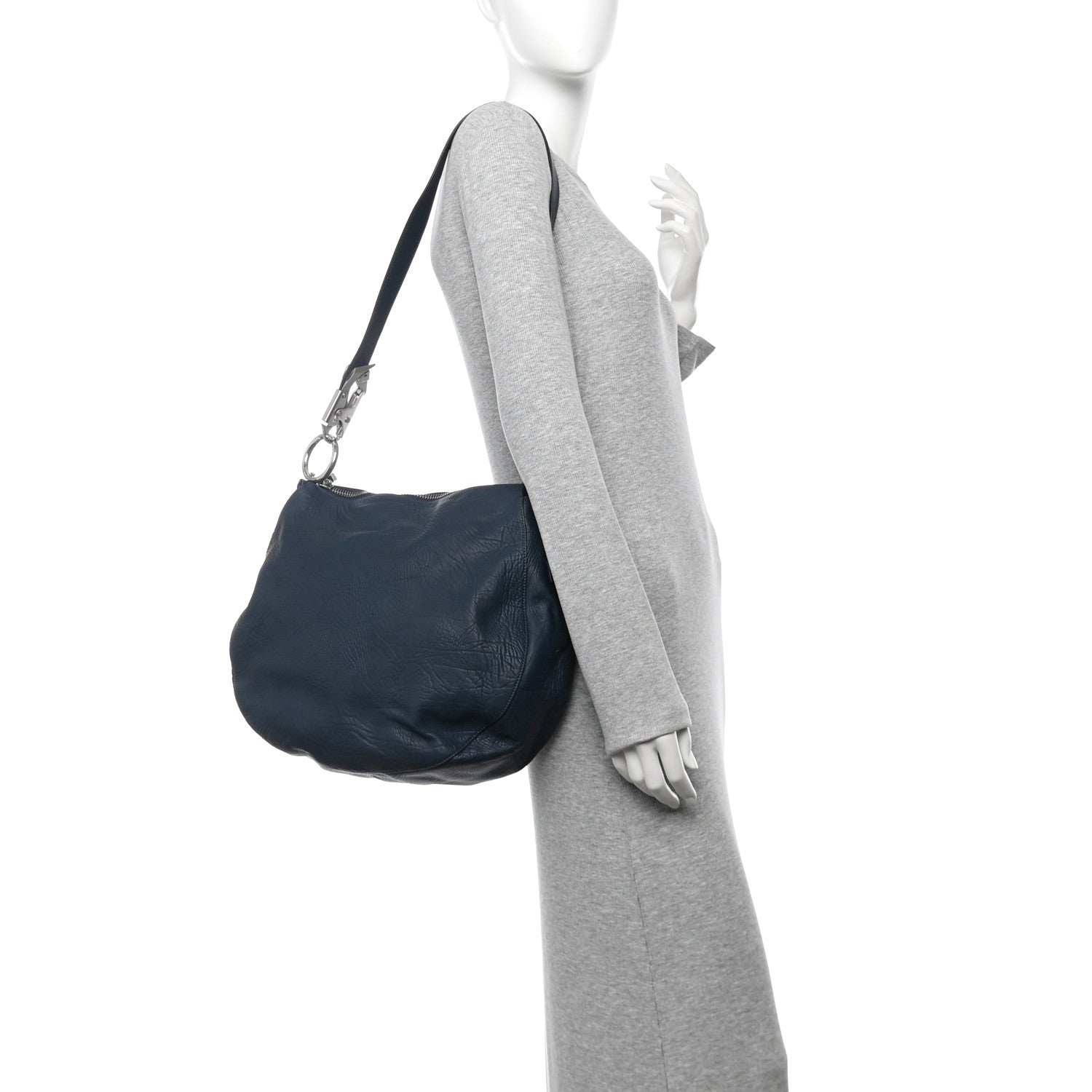 Burberry Calfskin Medium Knight Bag Lake 2 of 11