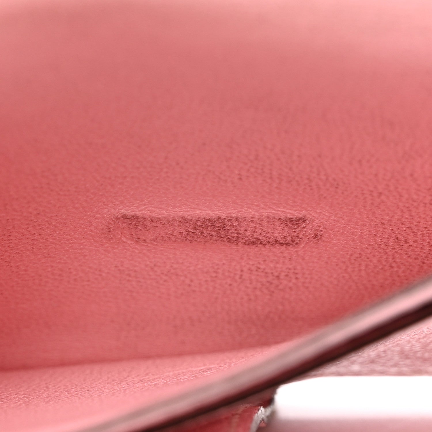 Hermes Chevre Mysore Bearn Card Holder Wallet Rose Sakura 8 of 15