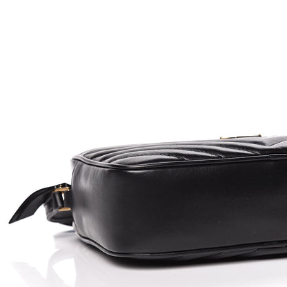 Saint Laurent Calfskin Matelasse Monogram Lou Camera Bag Black 9 of 10