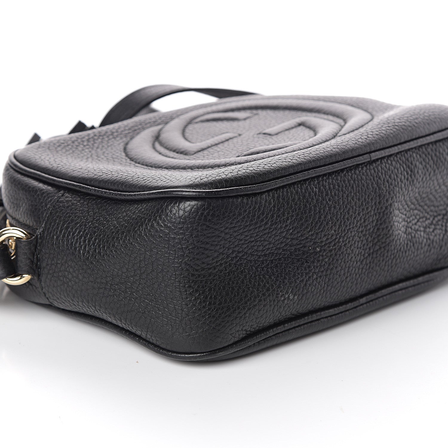 Gucci Pebbled Calfskin Small Soho Disco Bag Black 7 of 8