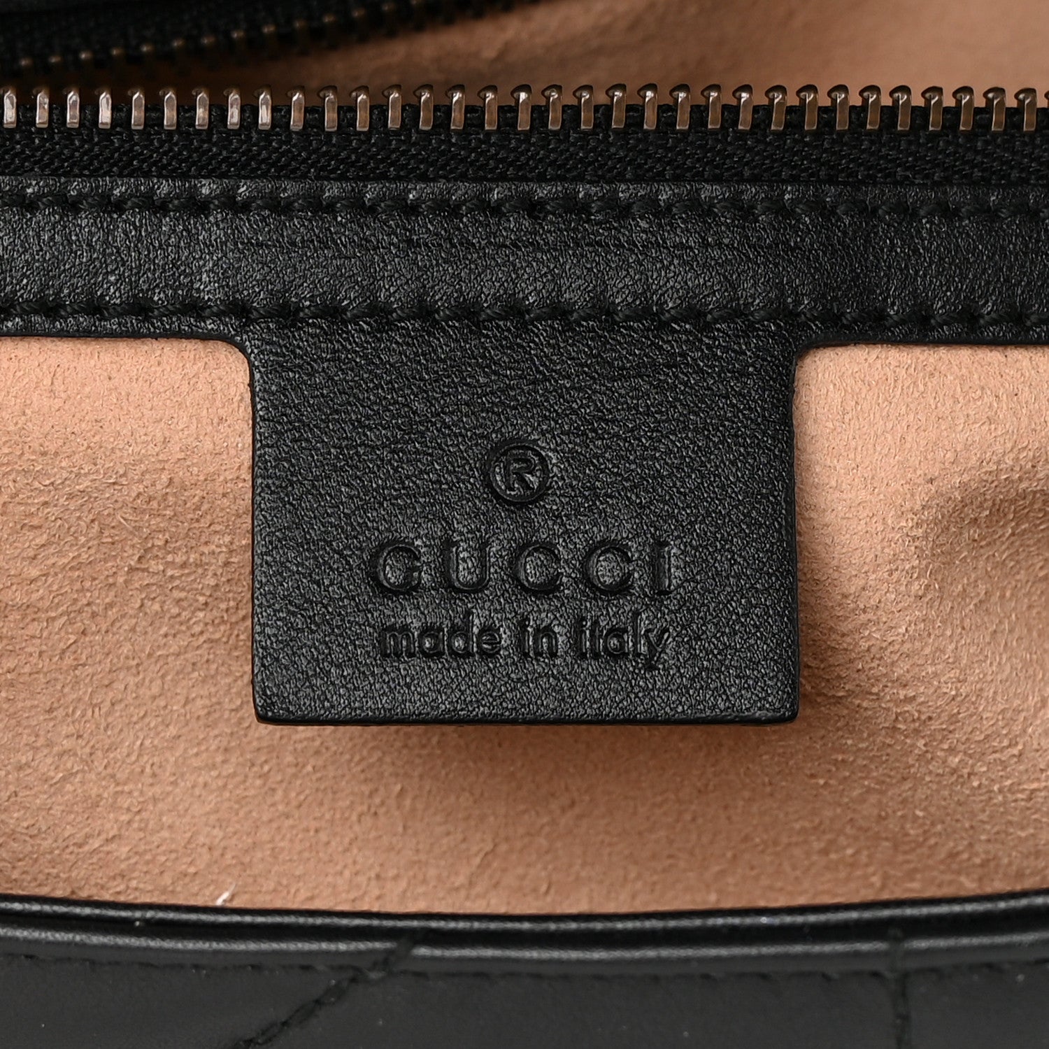 Gucci Calfskin Matelasse Studded Small Pearly GG Marmont Shoulder Bag Black 6 of 15