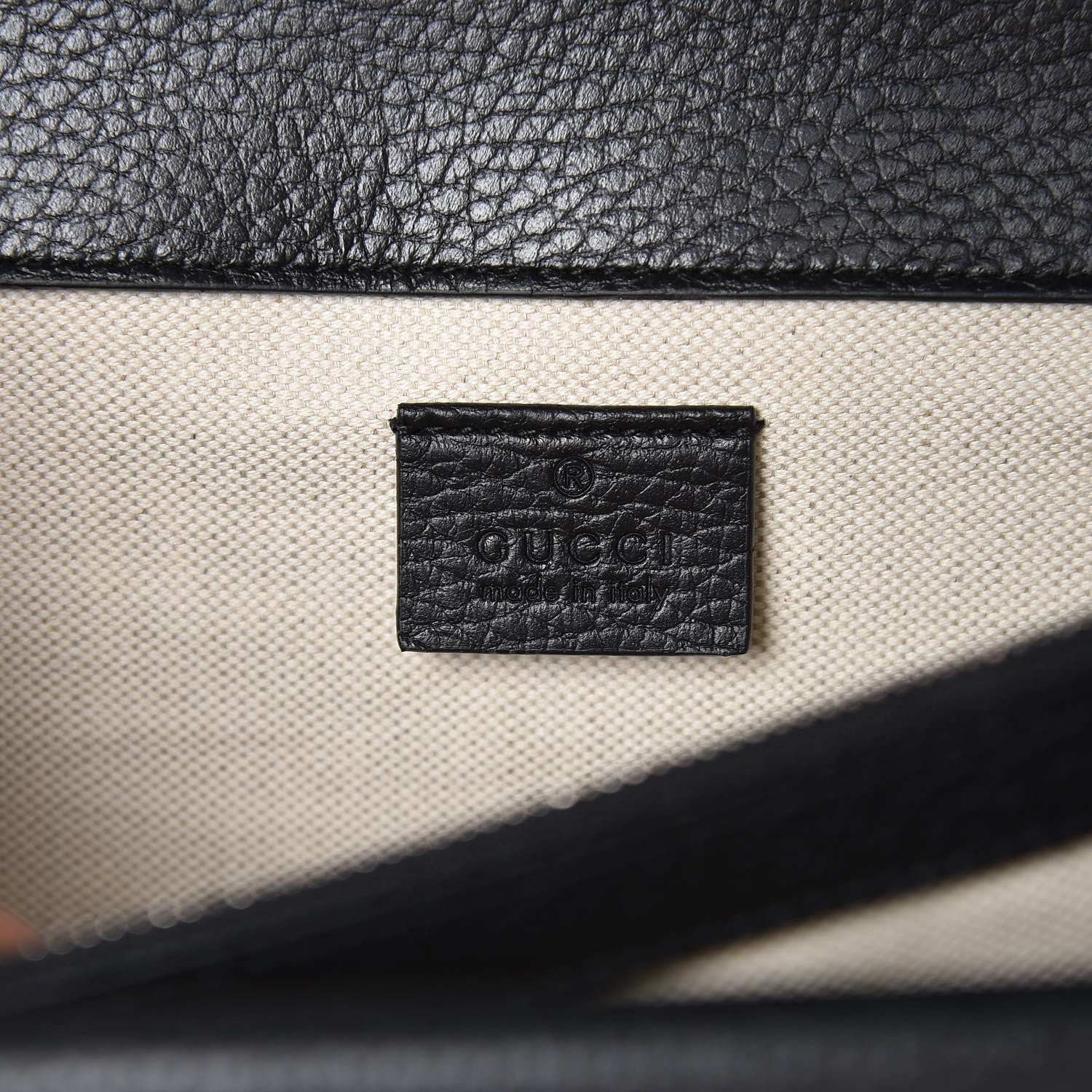 Gucci Pebbled Calfskin Small Dionysus Shoulder Bag Black 6 of 7