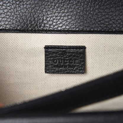 Gucci Pebbled Calfskin Small Dionysus Shoulder Bag Black 6 of 7