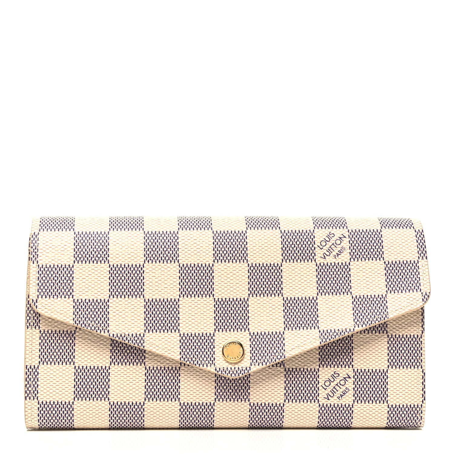 Louis Vuitton Damier Azur Sarah Wallet NM 1 of 8