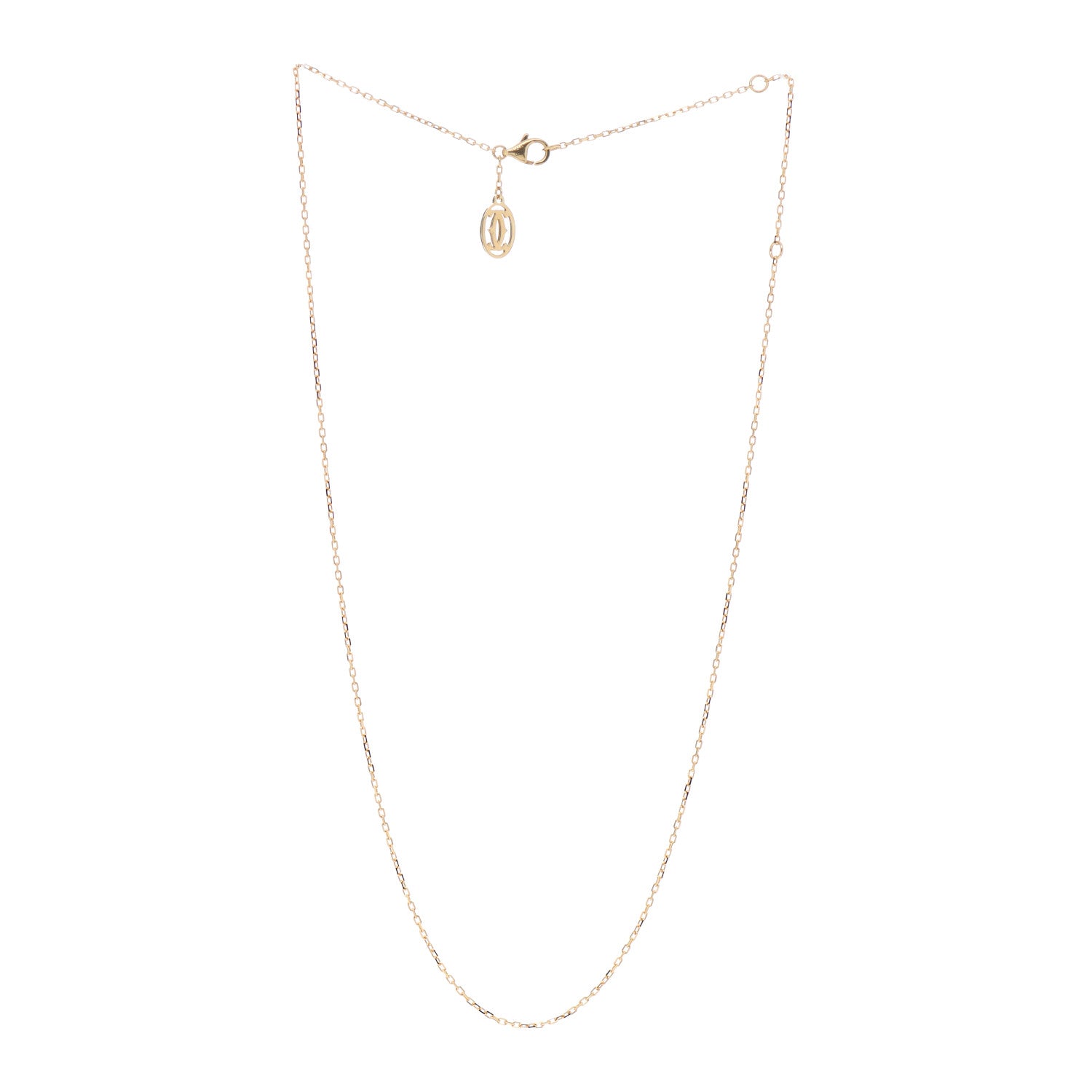 Cartier 18K Yellow Gold Chain Necklace 3 of 4