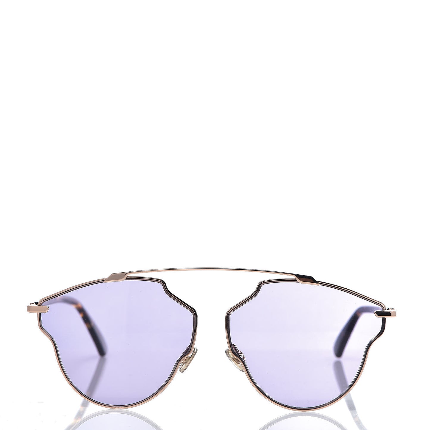 So Real Pop Sunglasses Rose Gold Purple