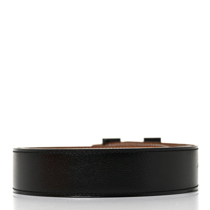 Hermes Swift Togo So Black 32mm H Belt 80 Black Gold 2 of 5