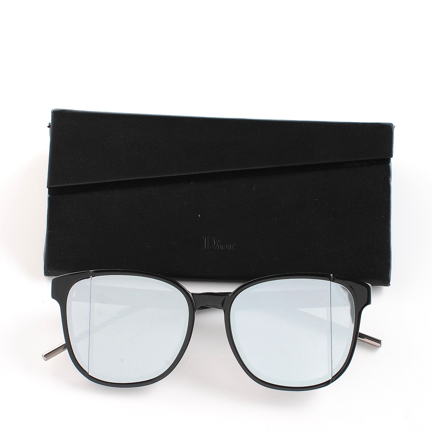 Christian Dior Step Mirrored Sunglasses Black 9 of 9