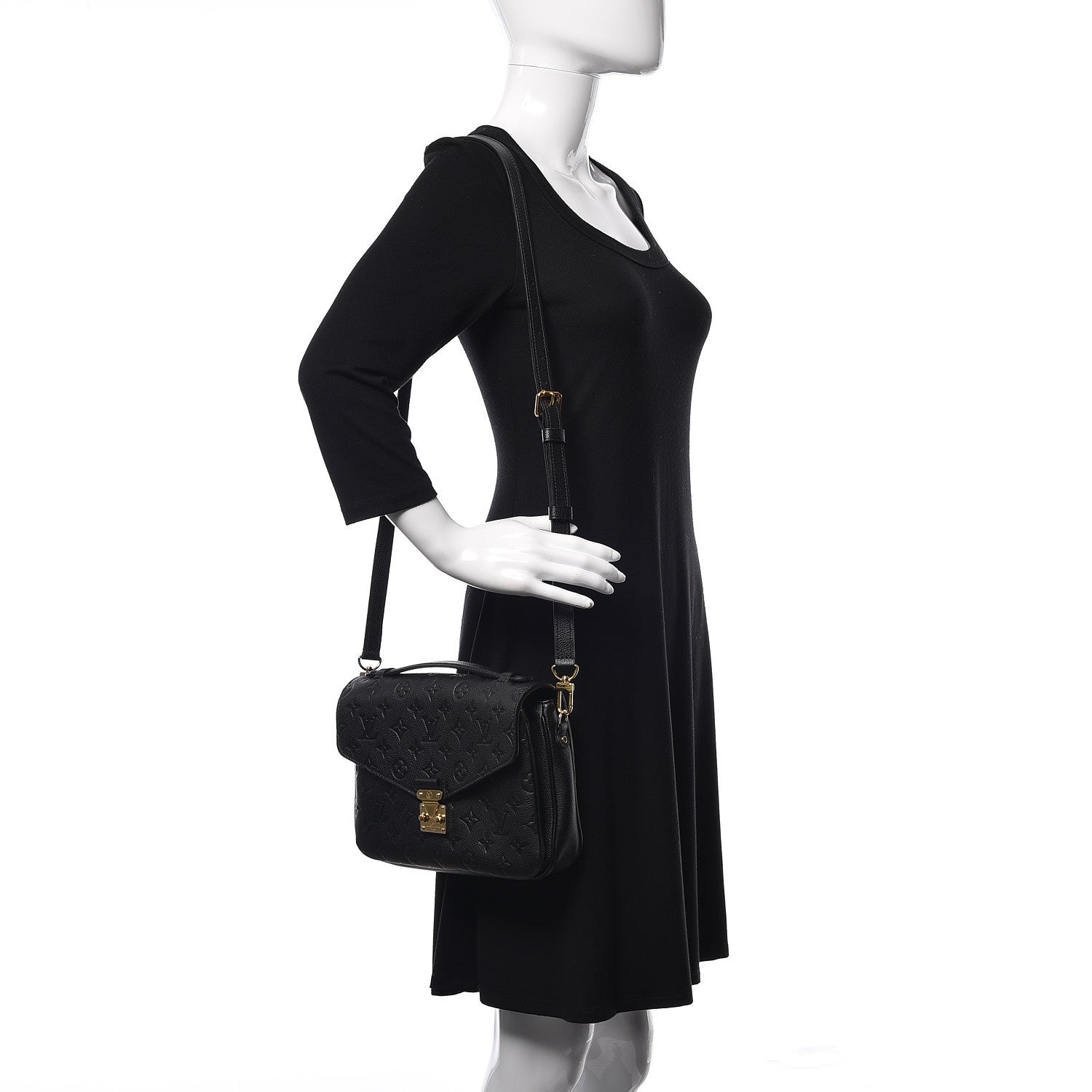 Louis Vuitton Empreinte Pochette Metis Black 2 of 8
